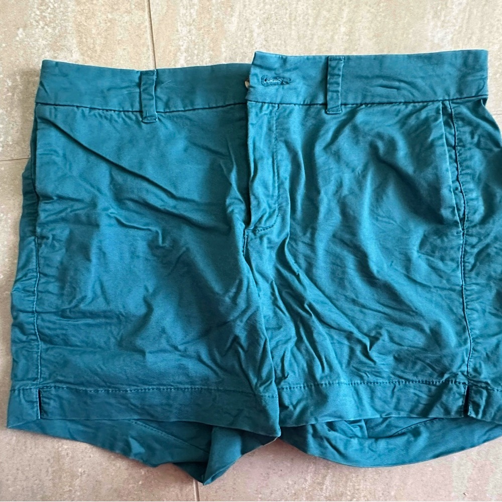 6 - Teal Casual Shorts